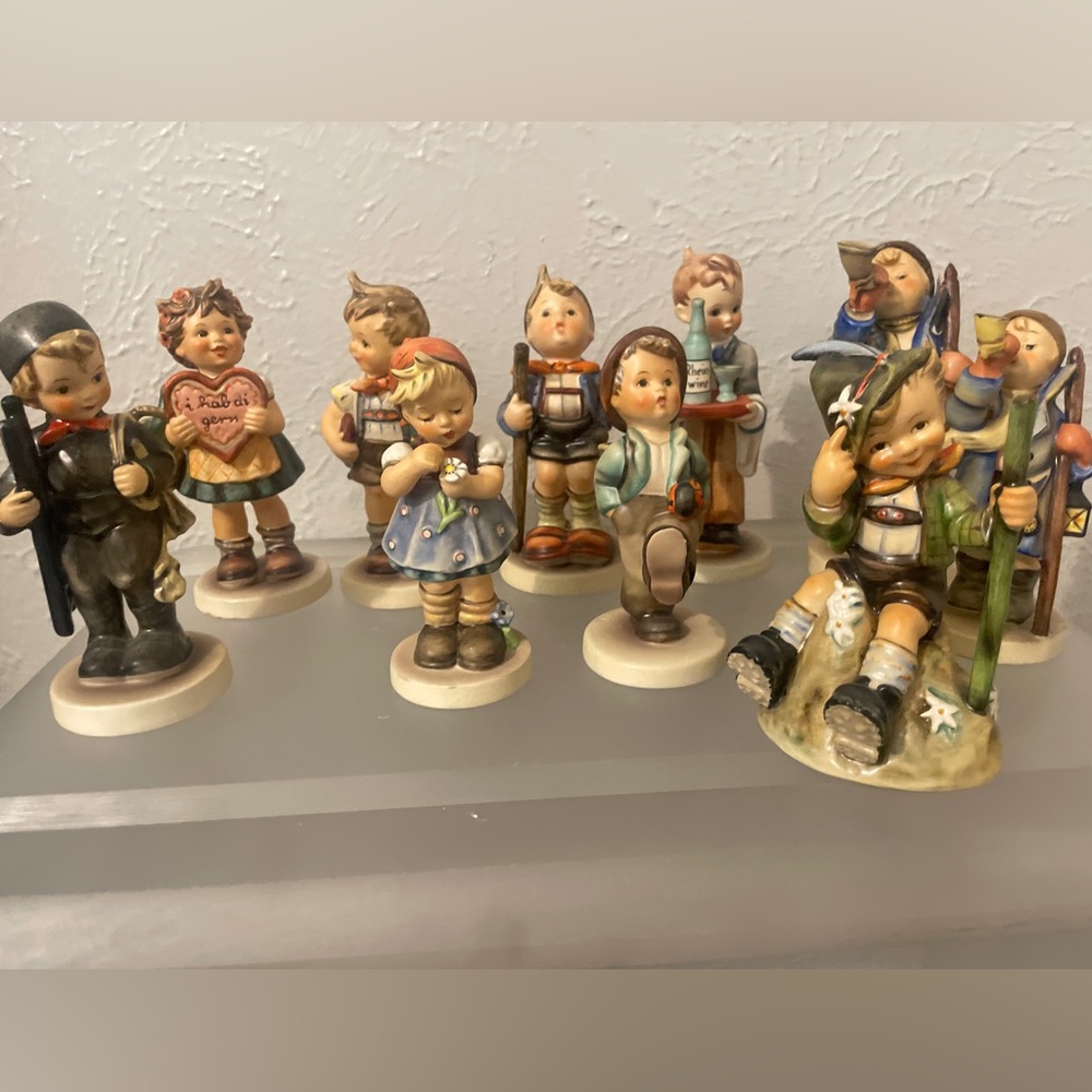 Vintage Hummel figurines by Goebel (21 piece collection) TM-3, TM-4, TM-5